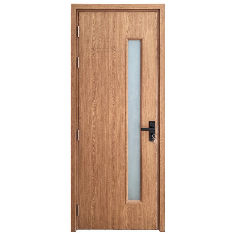 cửa gỗ phủ PVC ô kính