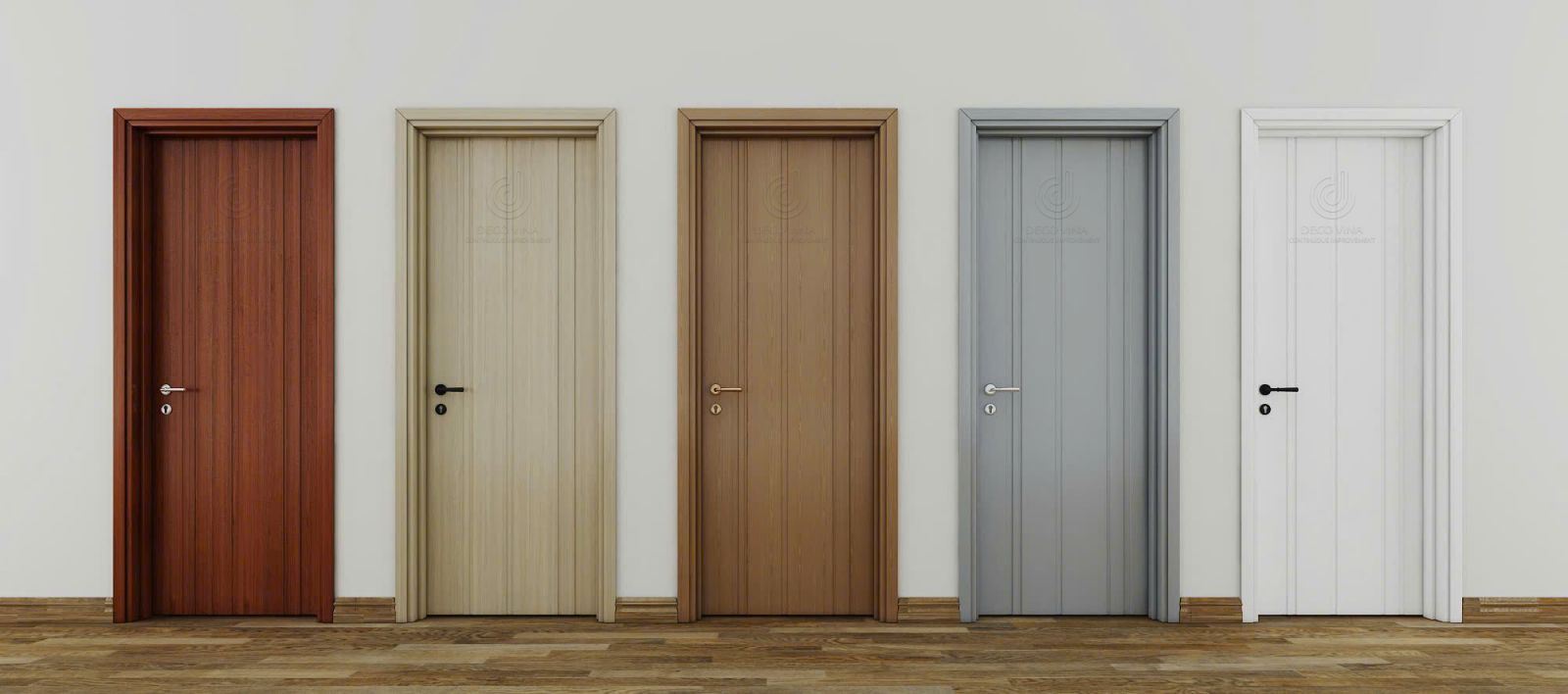 mẫu cửa gỗ melamine hiện đại
