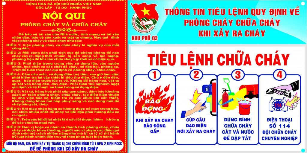 Tiêu lệnh an toàn phòng chống cháy nổ